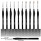 10 PCS Miniature Paint Brushes Kit, Fine Detail Painting Brush Micro Professional Tiny Paints Brush Set for Watercolor, Oil, Face, Acrylic, Nail, Line Drawing, Scale Model Painting, by PSISO